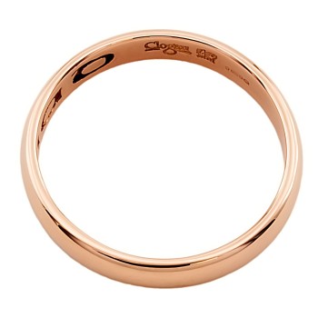9ct Rose Gold Clogau Wedding Ring Size X